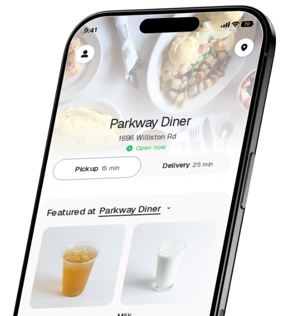 Parkway Diner app preview